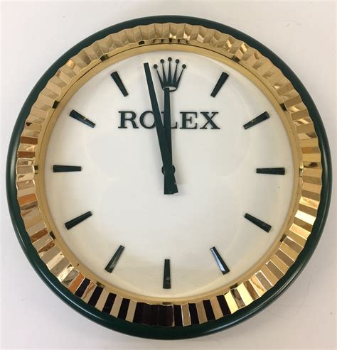 rolex wall clock original|Rolex wimbledon wall clock.